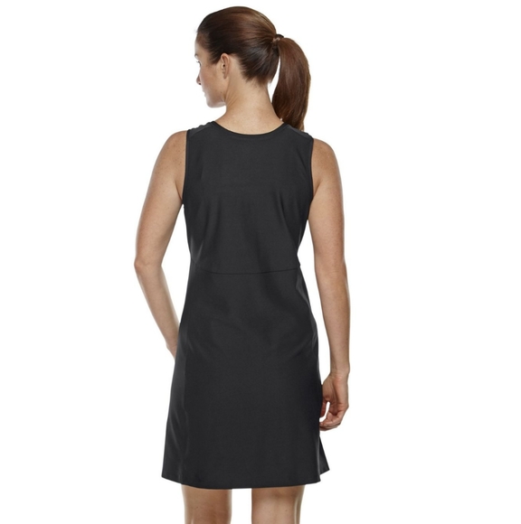 M L.L. BEAN BLACK ATHLETIC SPORT TANK DRESS [Sold Out On Website!] - Picture 4 of 11